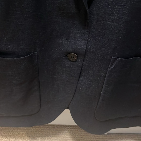 Isabel Marant Etoile Navy Linen Cotton Blend - Picture 3 of 9